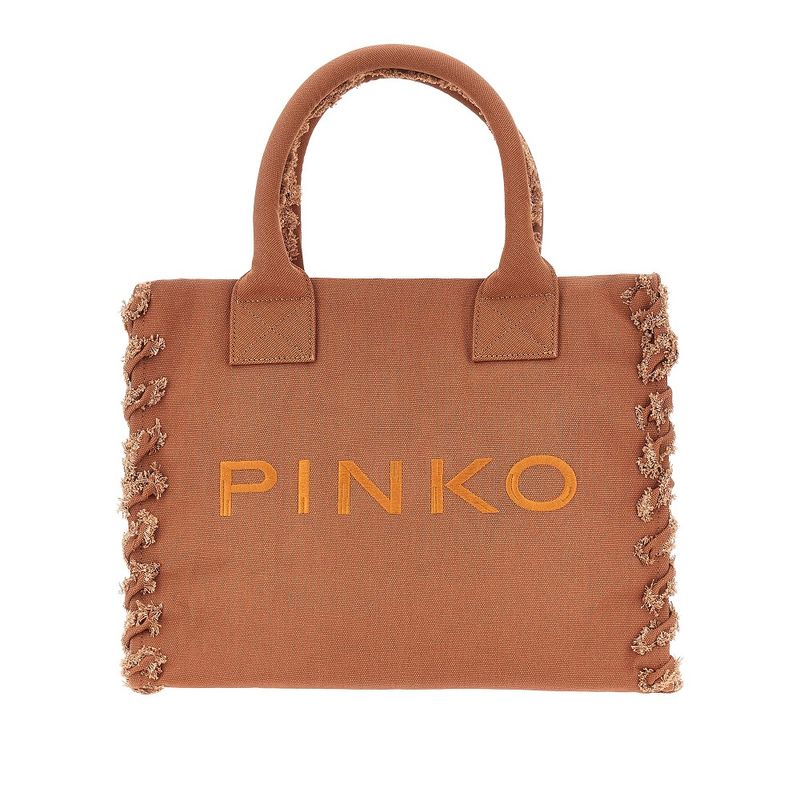 Pinko Women Canvas Medium 'Beach' Shopping Bag
